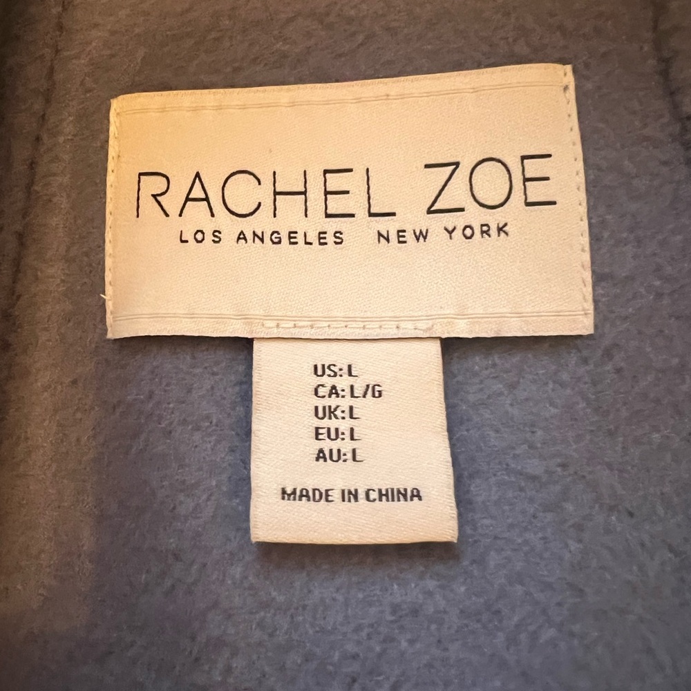 Rachel Zoe Light Blue Trench Coat, New without tag - Picture 7 of 7